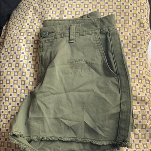 Navy green shorts